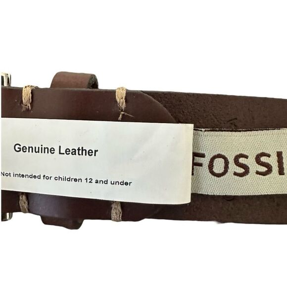 Fossil Mitchell Belt Brown Samson Brown Men’s Size 40 - Picture 4 of 7